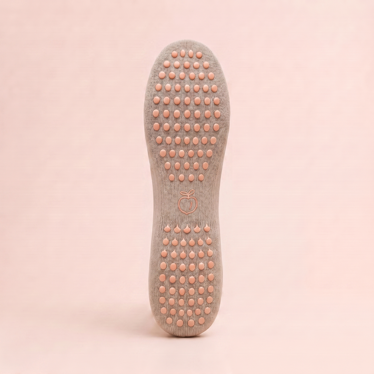 Pescapeach Grip Socks Nude Taupe