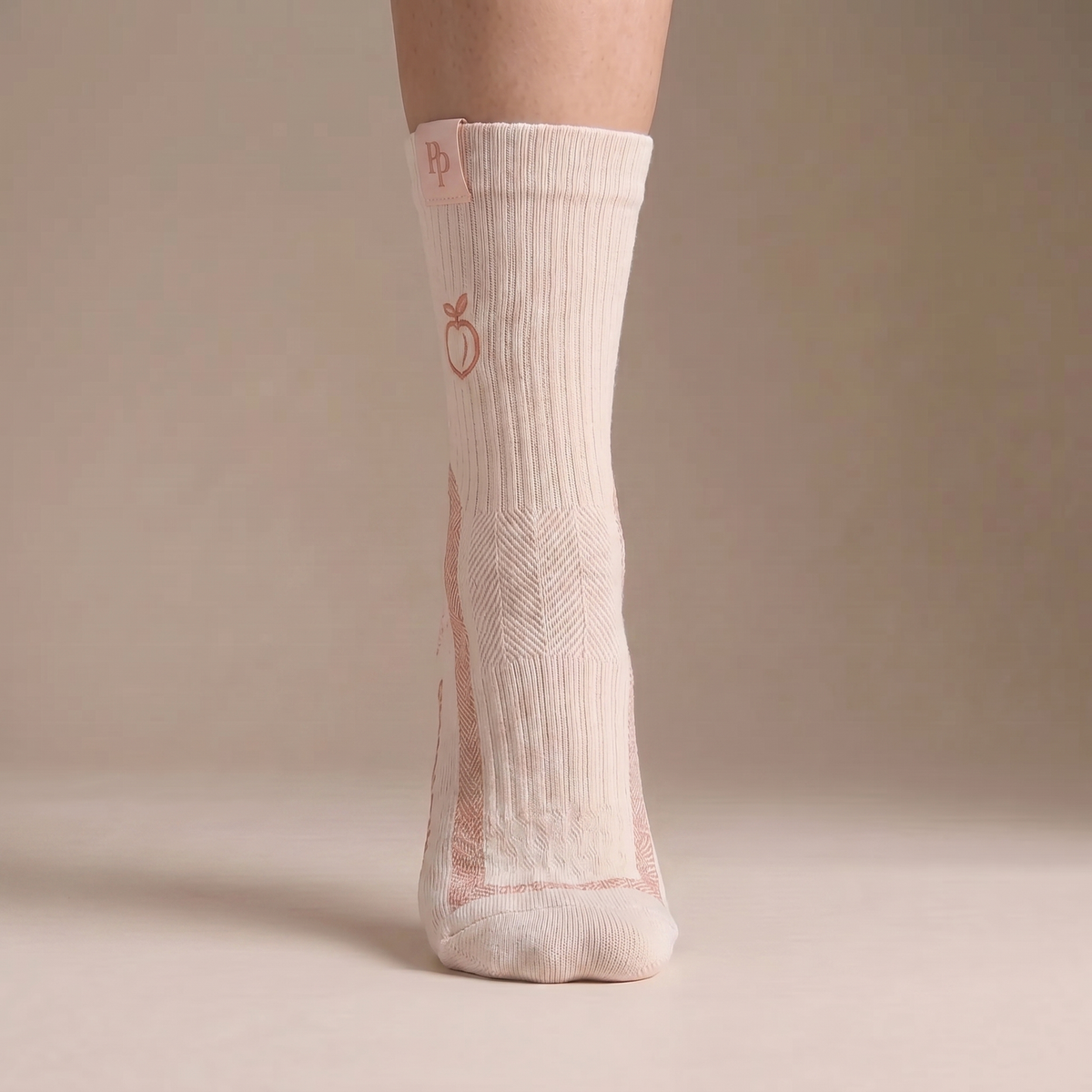 Pescapeach Grip Socks Warm Cream