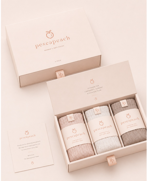 Pescapeach Grip Socks 3er-Set