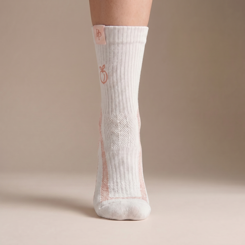 Pescapeach Grip Socks Crisp White