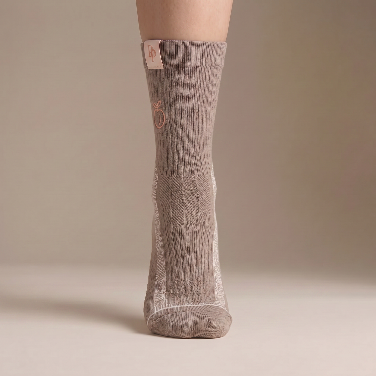 Pescapeach Grip Socks Mocha