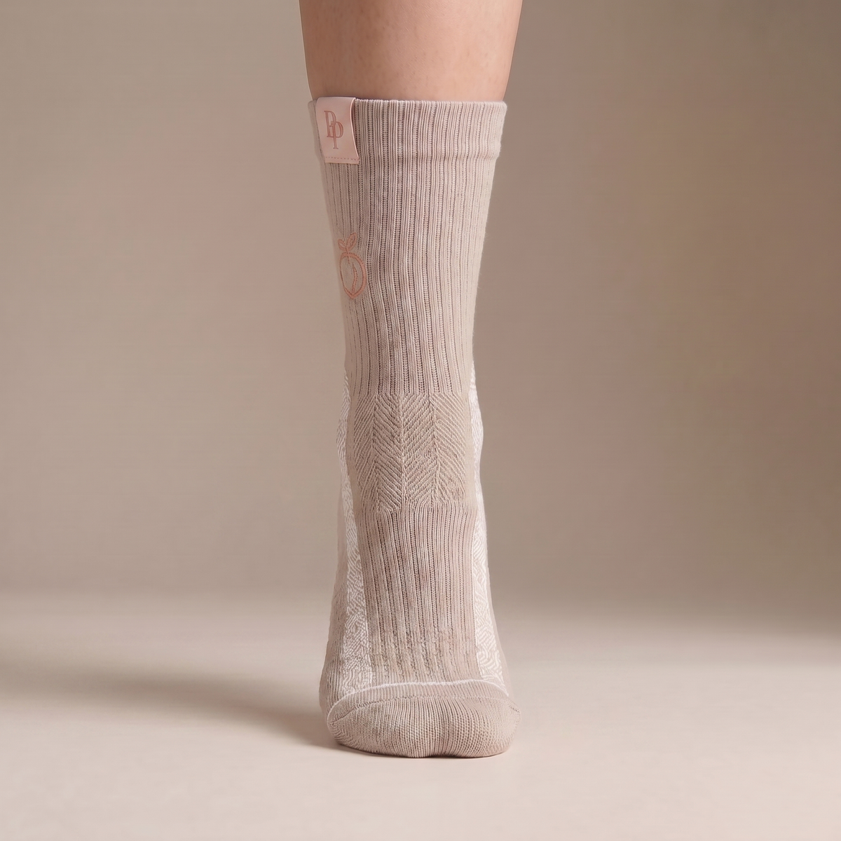 Pescapeach Grip Socks Nude Taupe