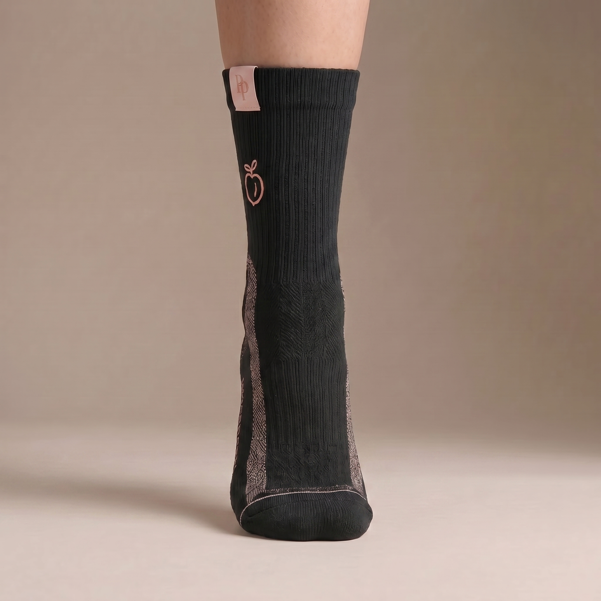 Pescapeach Grip Socks Soft Black