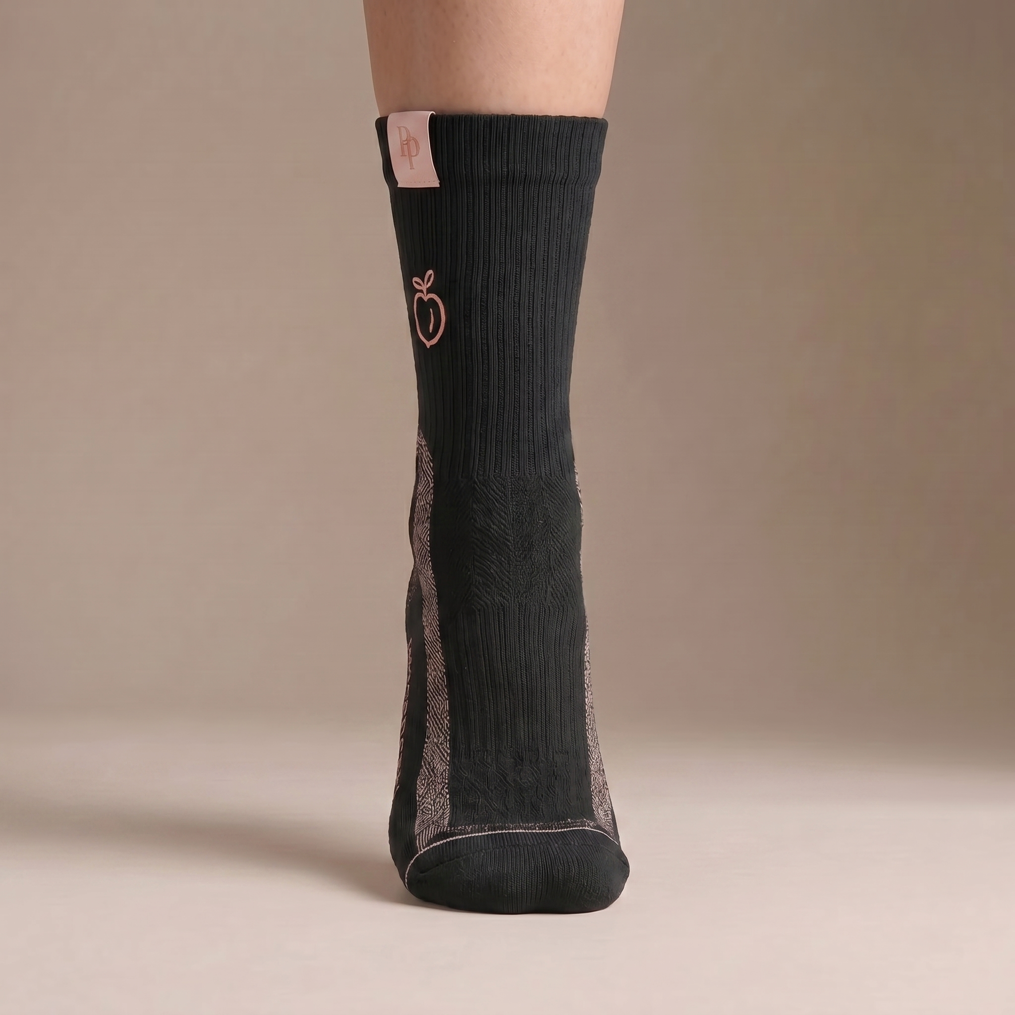 Pescapeach Grip Socks Soft Black